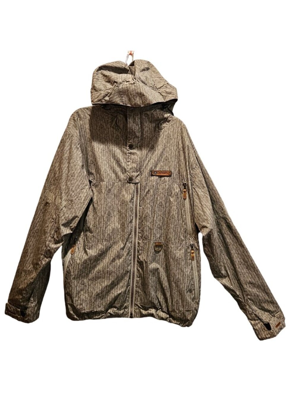 Allyance against the grain windbreaker waterproof Womens L Gray Infantry light
